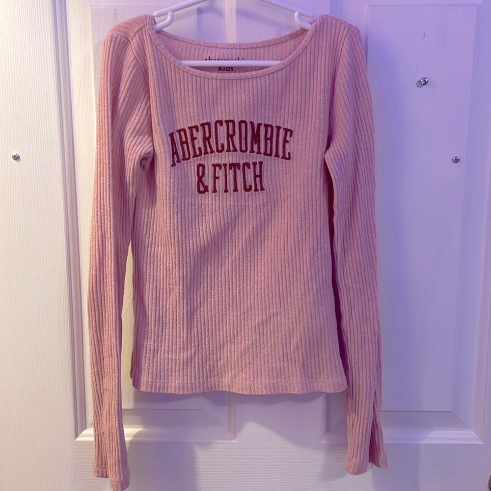 Pink long sleeve abercombie